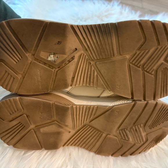 Anine Bing Sport Dina sneakers in white/beige /leather and mesh size 9 - Picture 10 of 12
